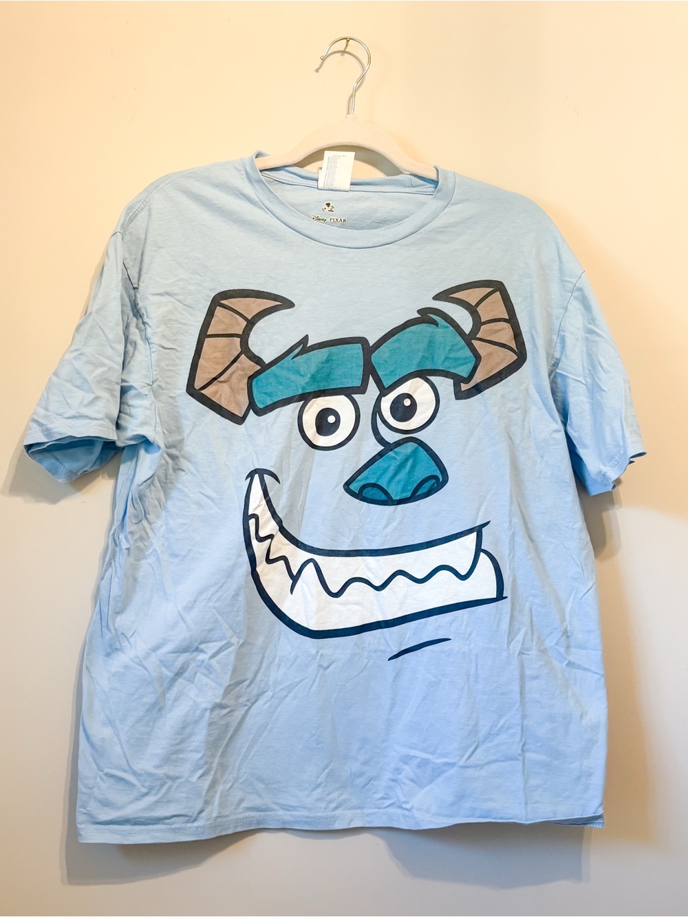 Disney Pixar Monsters Inc Sulley T Shirt Men’s Large 100% Cotton Licensed